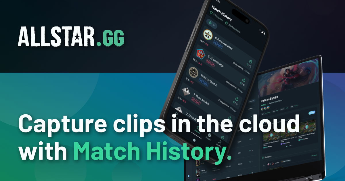 Allstar | Get your own in-game highlights, magically out of thin air.